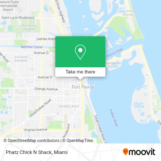 Phatz Chick N Shack map