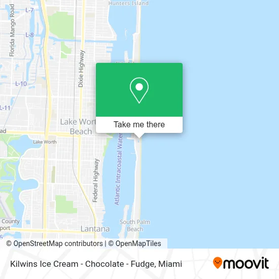 Kilwins Ice Cream - Chocolate - Fudge map