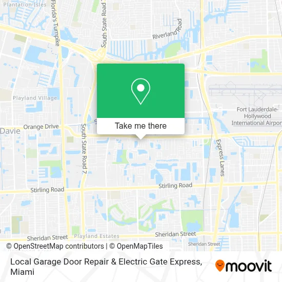 Local Garage Door Repair & Electric Gate Express map
