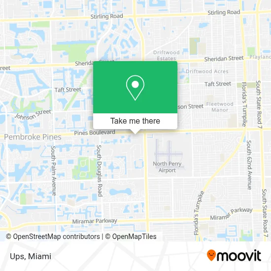 Ups map