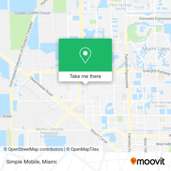 Simple Mobile map