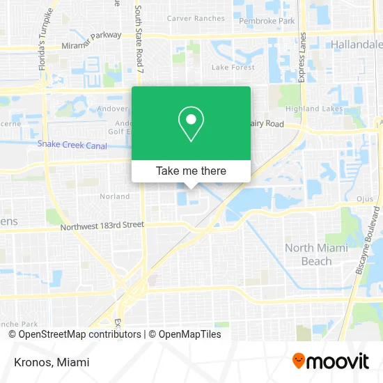 Kronos map