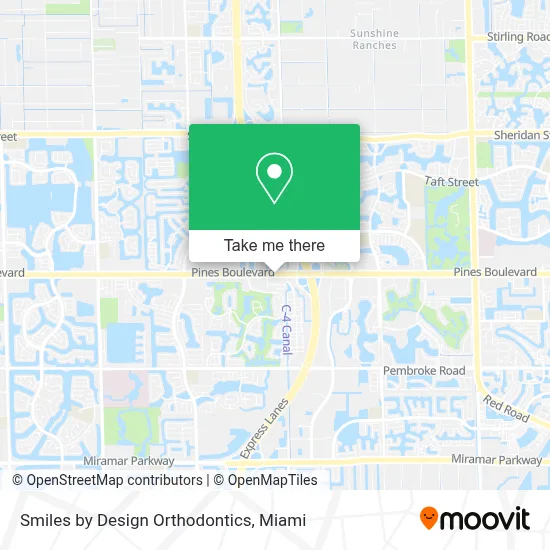 Smiles by Design Orthodontics map