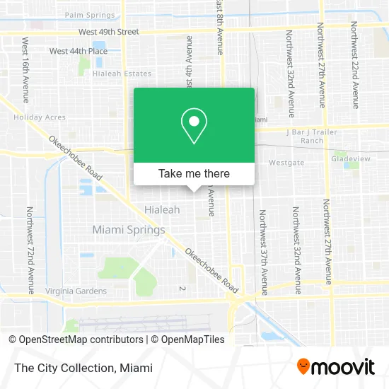 The City Collection map