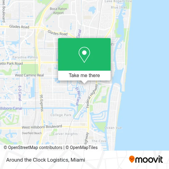 Around the Clock Logistics map