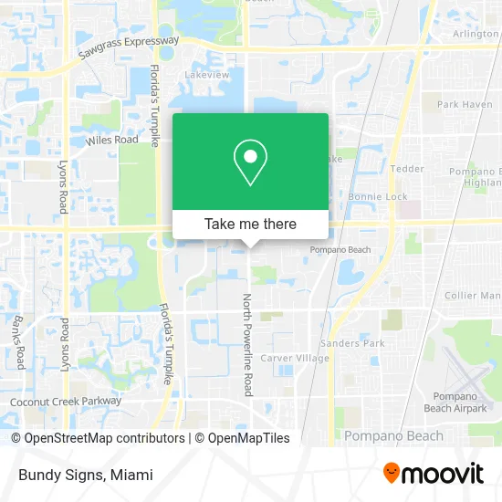 Bundy Signs map