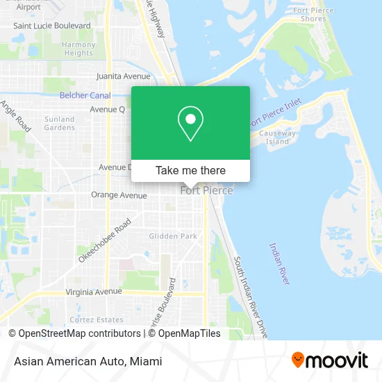 Asian American Auto map