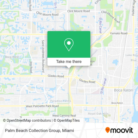 Palm Beach Collection Group map