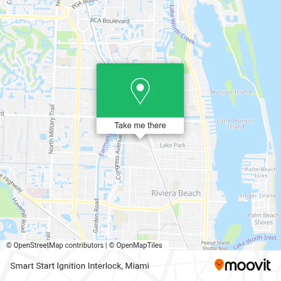 Smart Start Ignition Interlock map