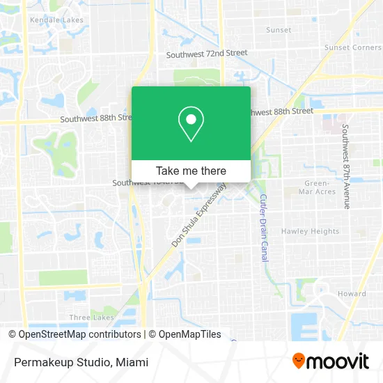 Permakeup Studio map