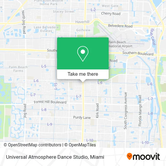 Universal Atmosphere Dance Studio map