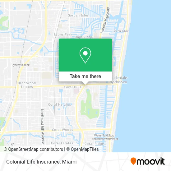 Colonial Life Insurance map