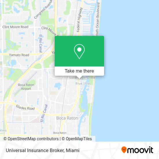 Universal Insurance Broker map
