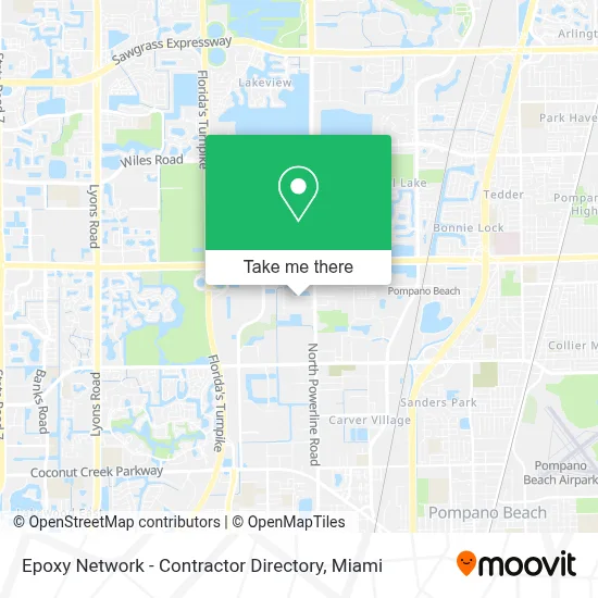 Epoxy Network - Contractor Directory map