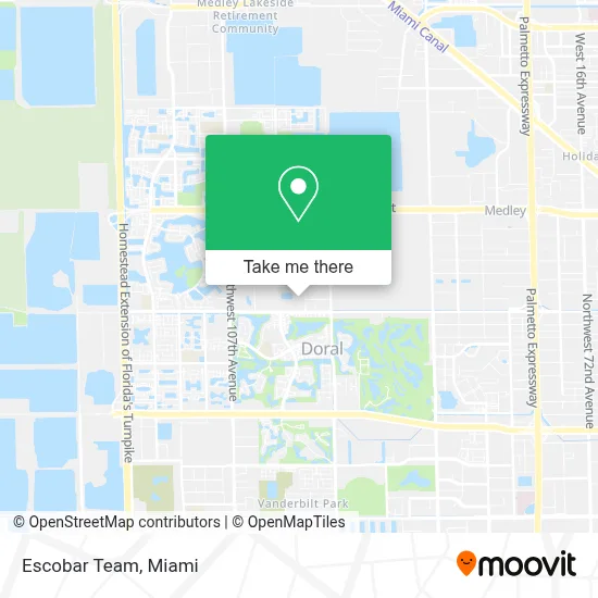 Escobar Team map