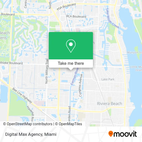Digital Max Agency map