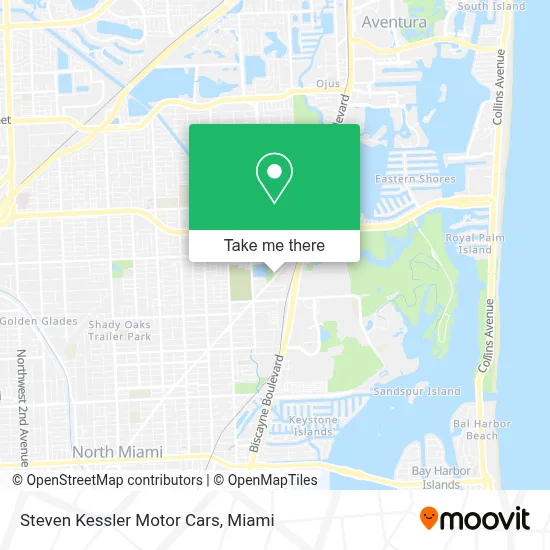 Steven Kessler Motor Cars map