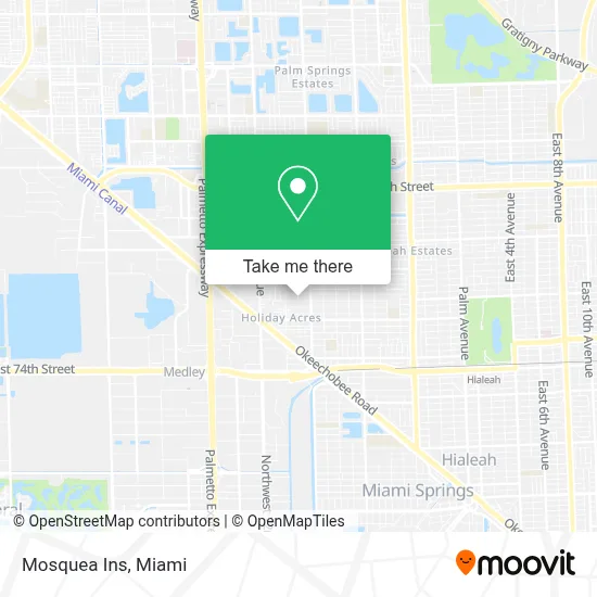 Mosquea Ins map