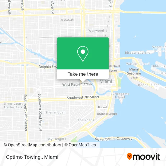 Optimo Towing. map