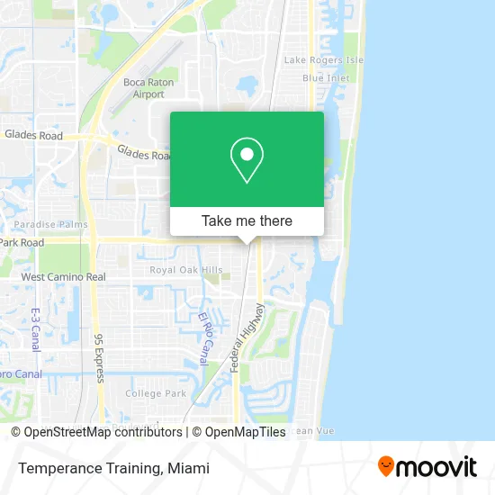 Temperance Training map