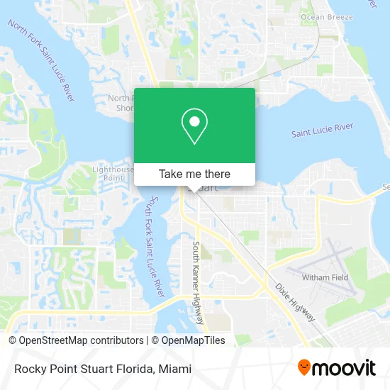Rocky Point Stuart Florida map