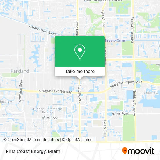 First Coast Energy map