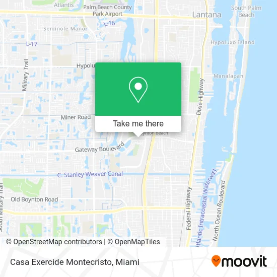 Casa Exercide Montecristo map