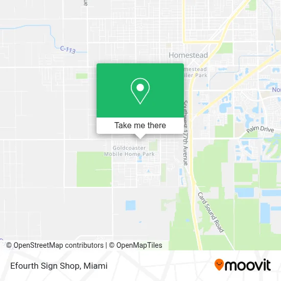 Efourth Sign Shop map
