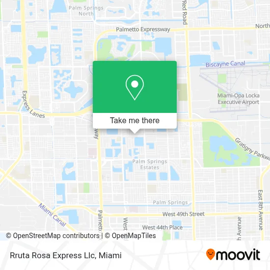 Rruta Rosa Express Llc map