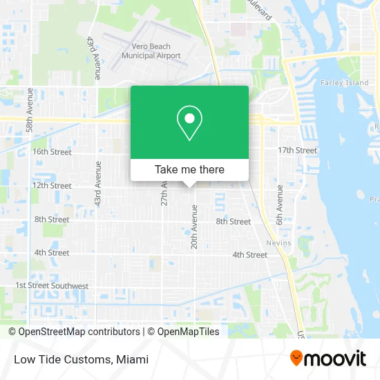 Low Tide Customs map