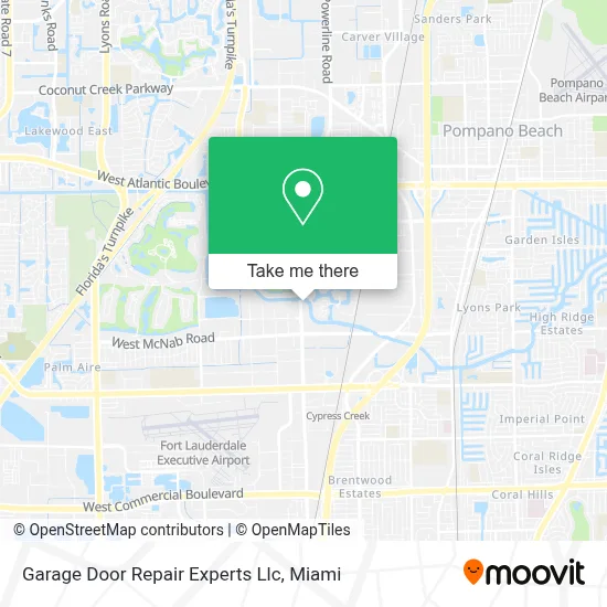 Garage Door Repair Experts Llc map