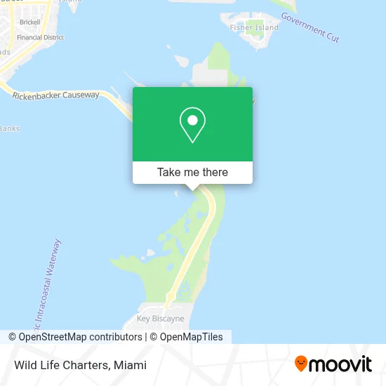 Wild Life Charters map