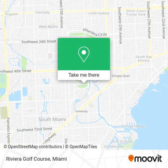 Riviera Golf Course map