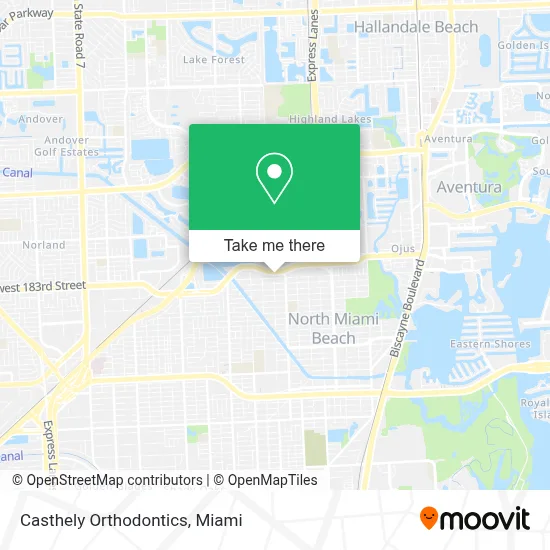 Casthely Orthodontics map