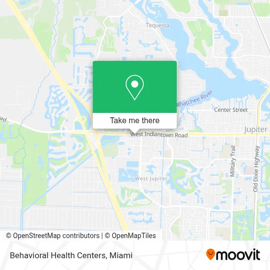 Behavioral Health Centers map