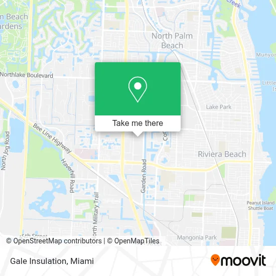 Gale Insulation map