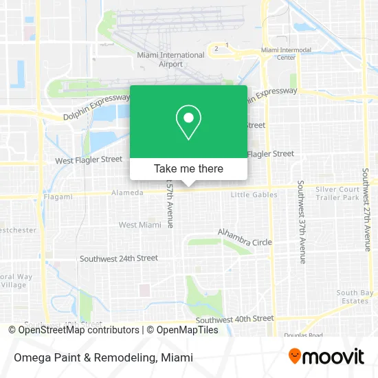 Omega Paint & Remodeling map