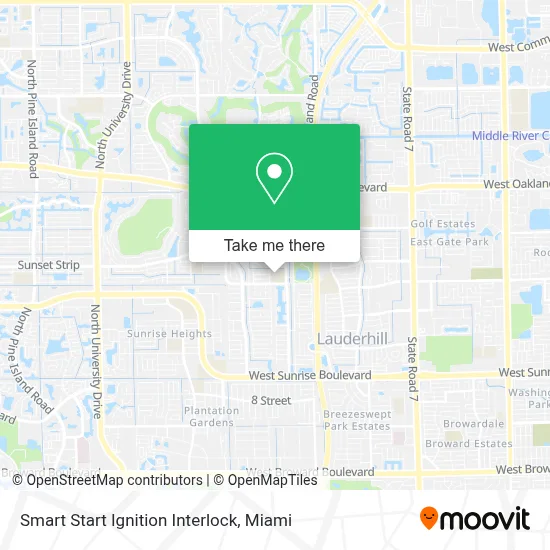 Smart Start Ignition Interlock map