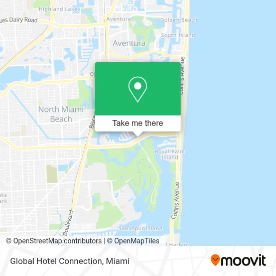 Global Hotel Connection map
