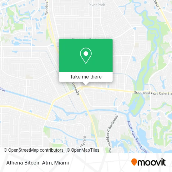 Athena Bitcoin Atm map