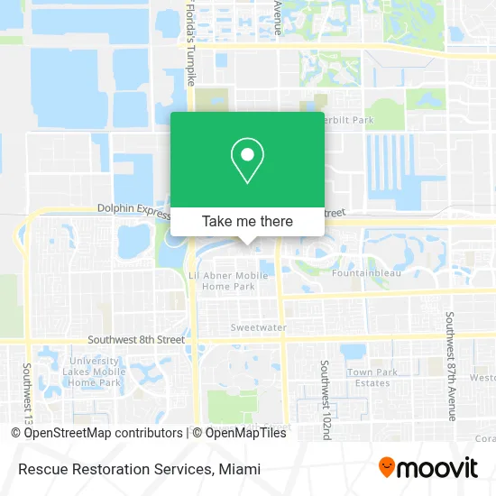 Rescue Restoration Services map