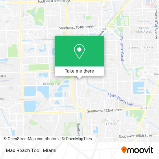 Max Reach Tool map