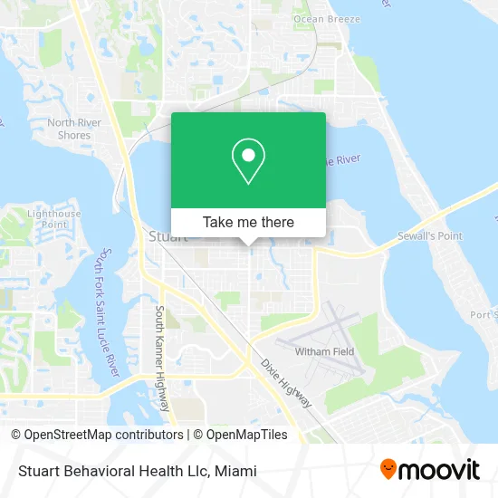 Stuart Behavioral Health Llc map