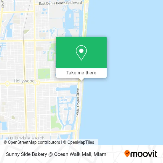 Sunny Side Bakery @ Ocean Walk Mall map
