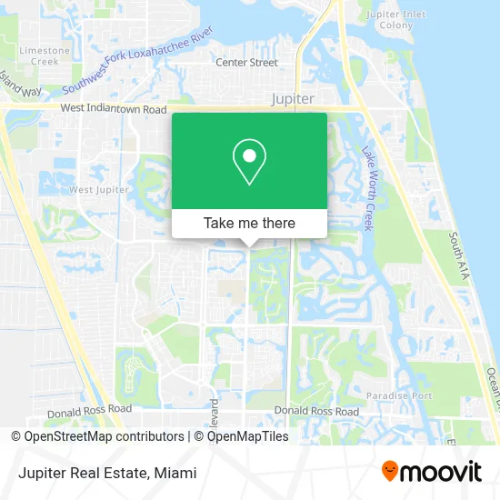 Jupiter Real Estate map