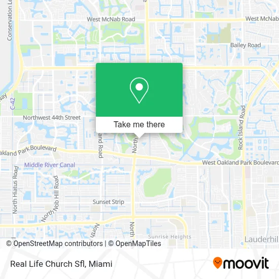 Real Life Church Sfl map