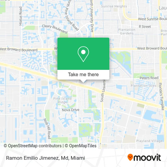 Ramon Emilio Jimenez, Md map