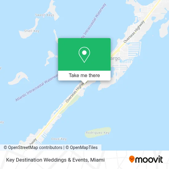 Key Destination Weddings & Events map