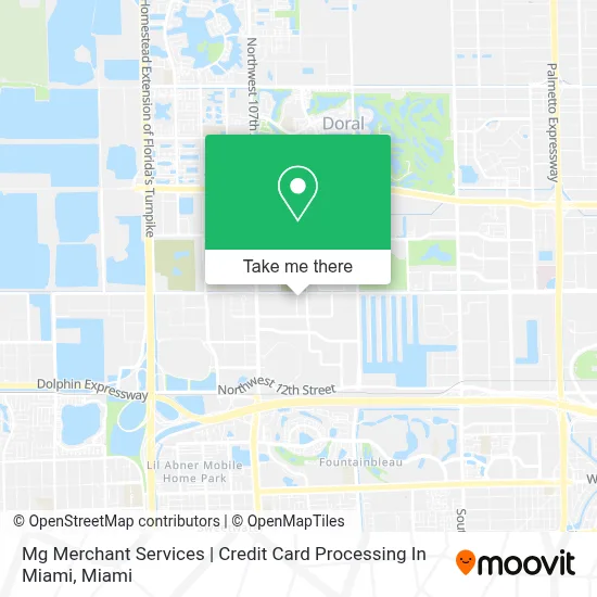 Mg Merchant Services | Credit Card Processing In Miami map