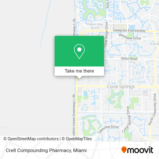Cre8 Compounding Pharmacy map